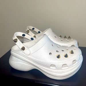 Women’s platform crocs size 9